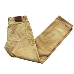 Rugby by Ralph Lauren Co. Vintage Slim 34 x32 100%‎ Cotton Button Fly Pockets